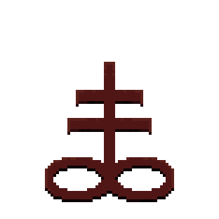 The alchemical logo for Black Sulfur.